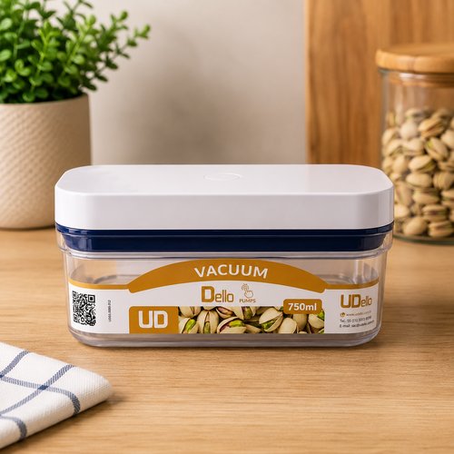 Pote Hermético Retangular Pumps 750ml